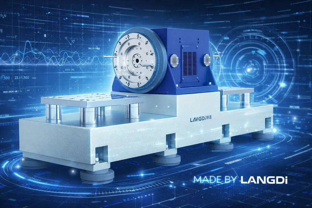 Standard motor testbed manufactured by the Langdi group
